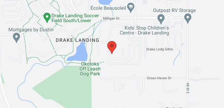 map of 48 Drake Landing Loop